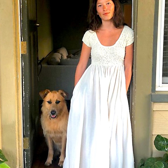 Free People Dresses & Skirts - Free people all eyes on you midi dress Ivory xs